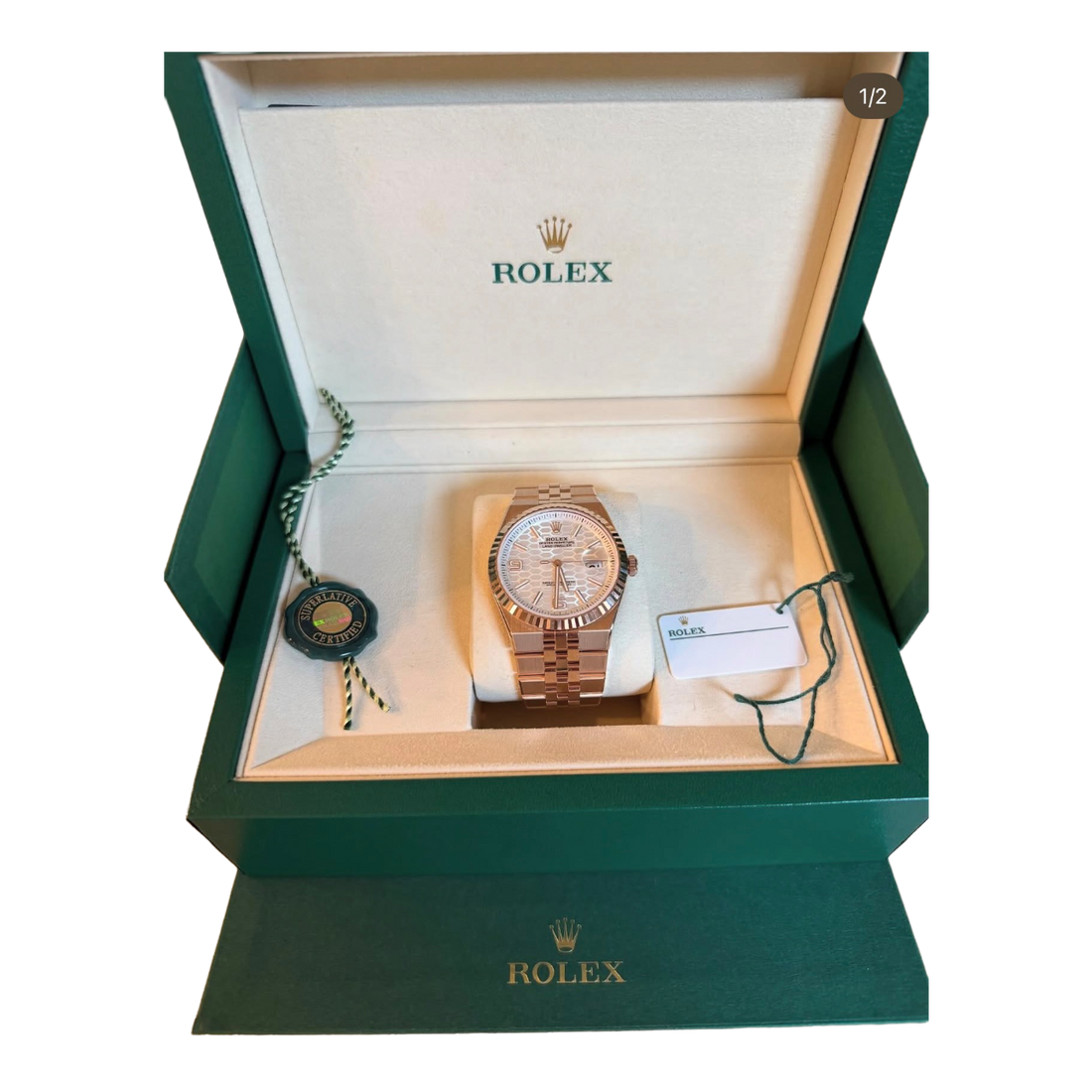 Rolex Land Dweller Rose Gold BNIB