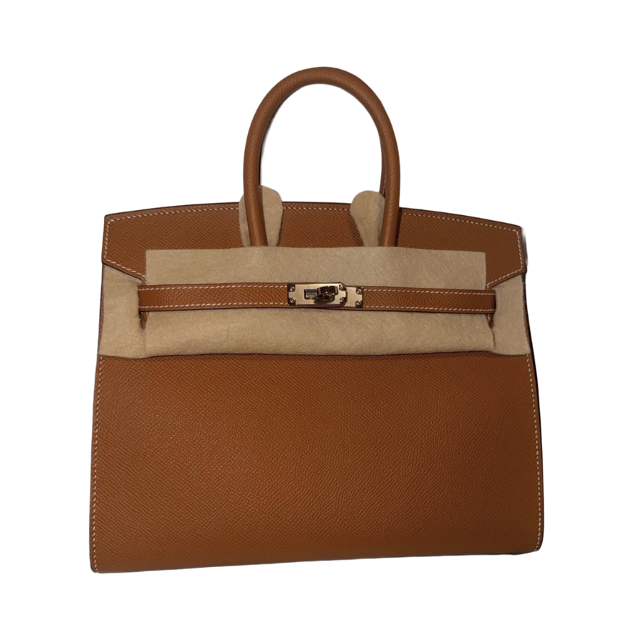 Hermès Birkin 25 Sellier Palladium Hardware Epson