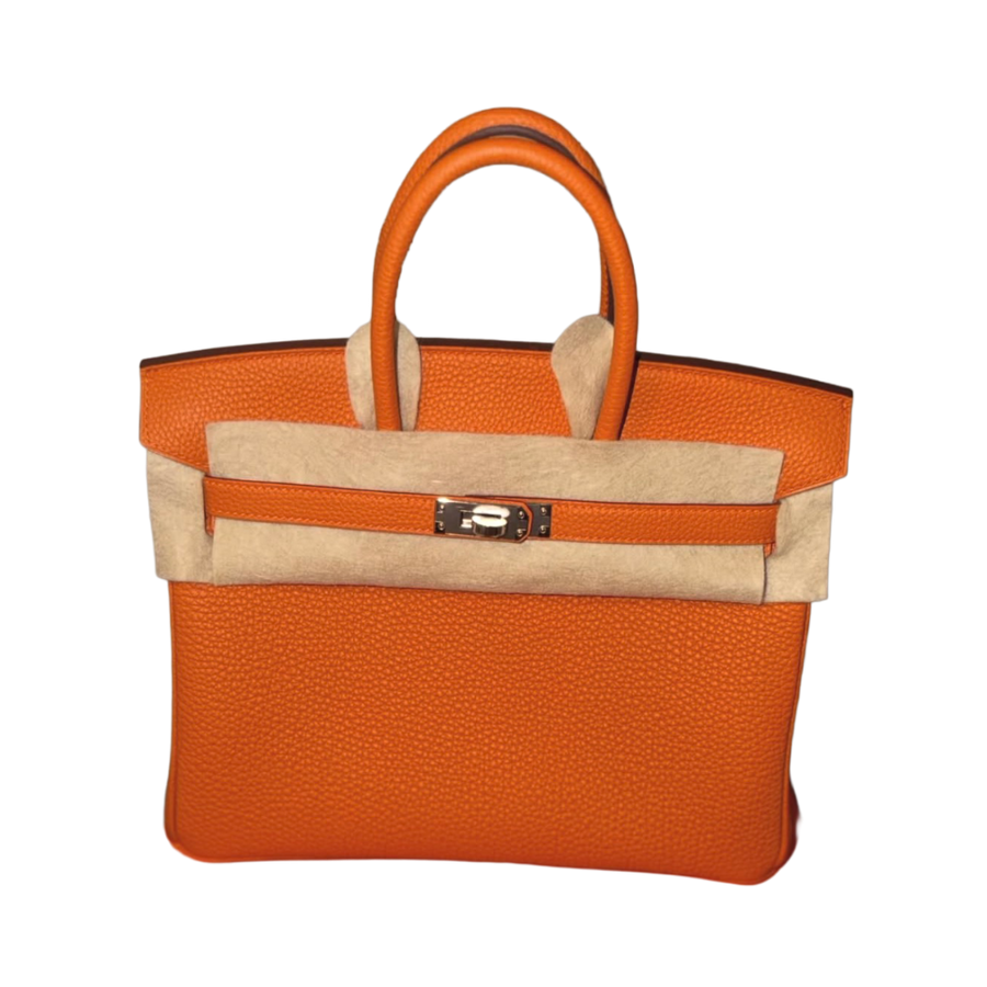 Hermès Birkin 25 Togo orange palladium hardware