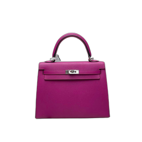 Hermès Kelly 25 Sellier Rose Pourpre Epsom