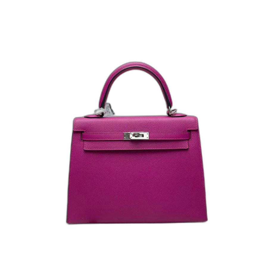 Hermès Kelly 25 Sellier Rose Pourpre Epsom